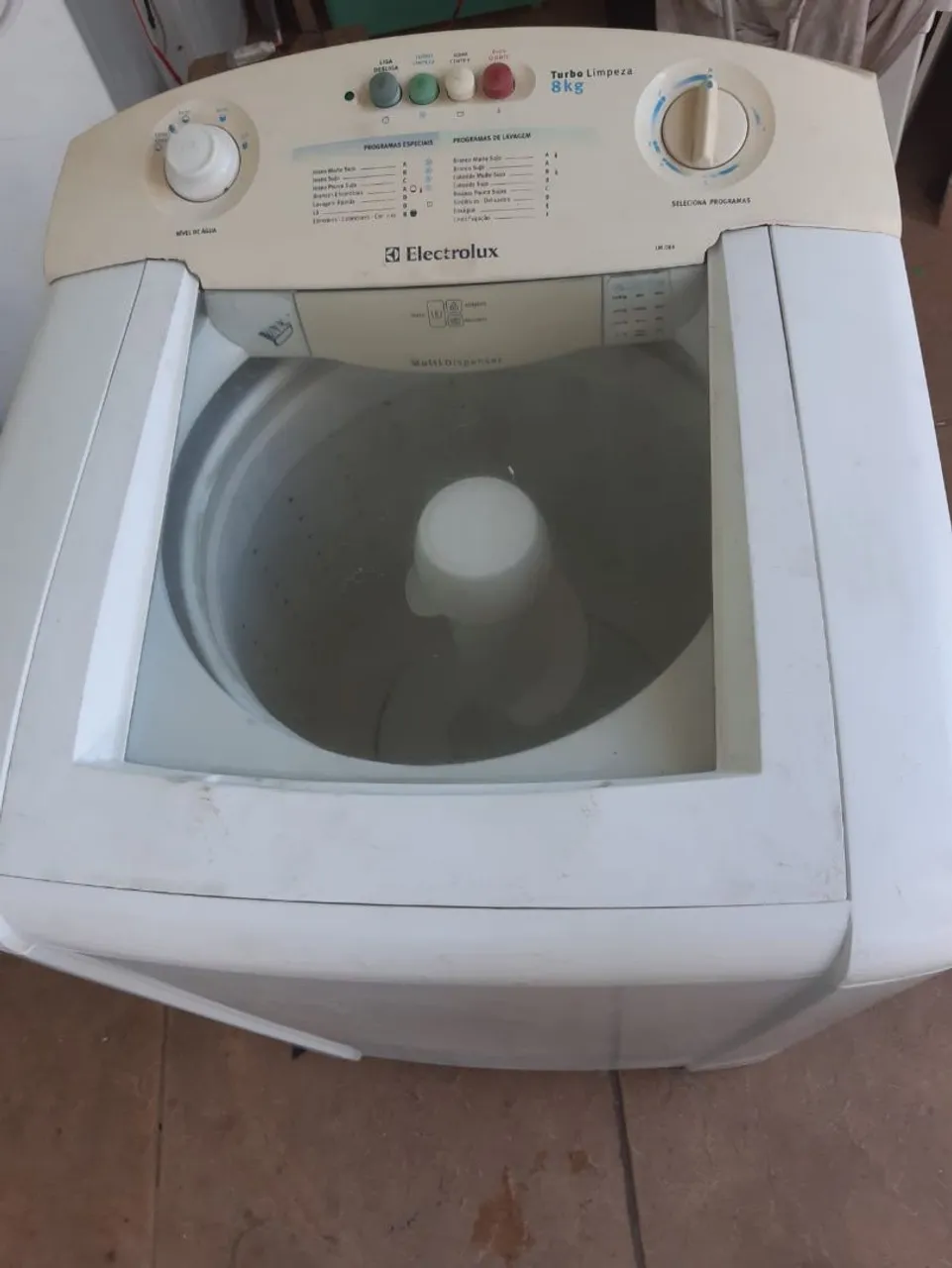 Lavadora Electrolux Turbo Limpeza 8kg