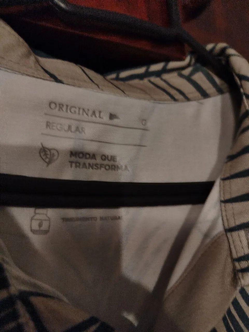 Camisa masculina estampada G - Foto 3