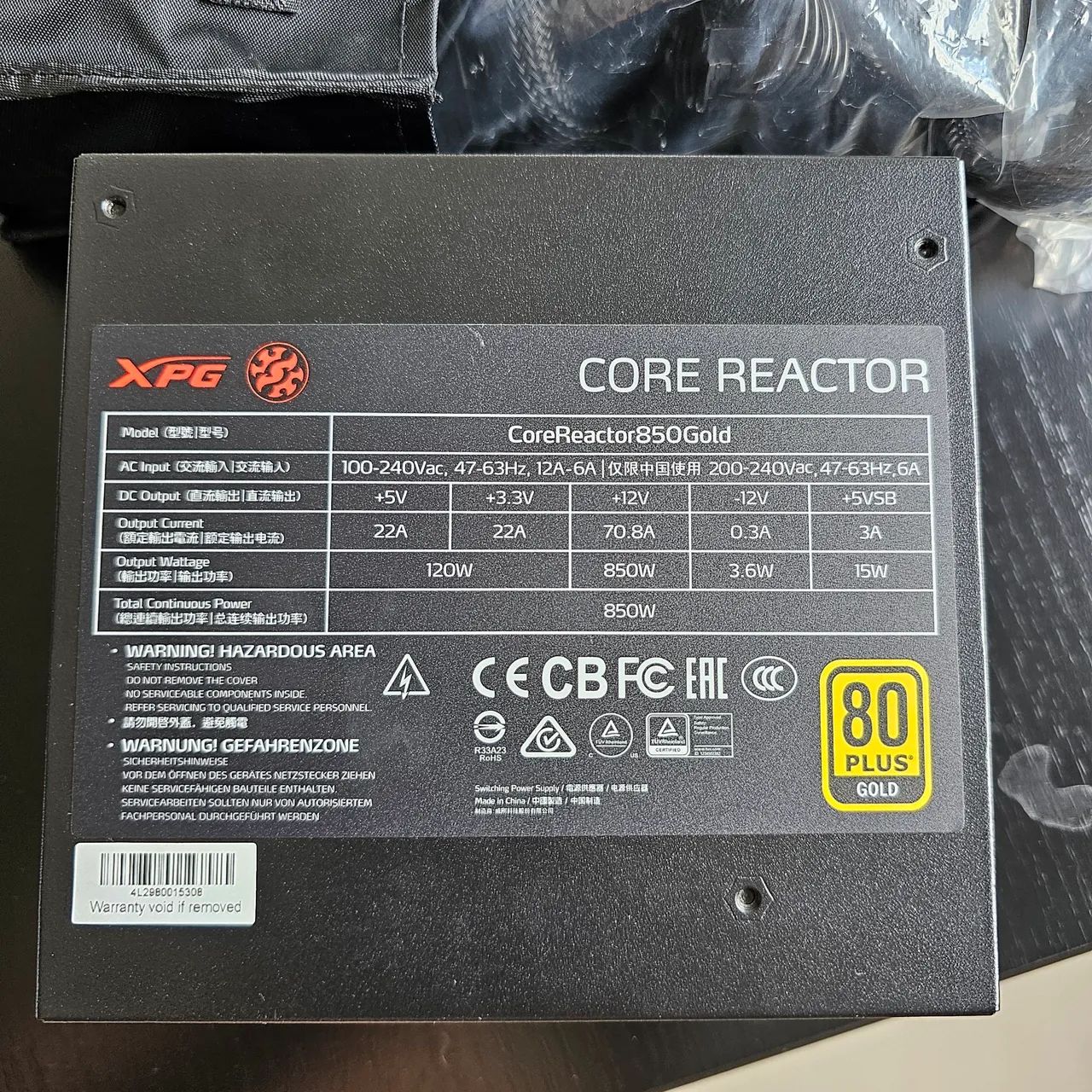 Fonte XPG 850W Gold - Foto 4