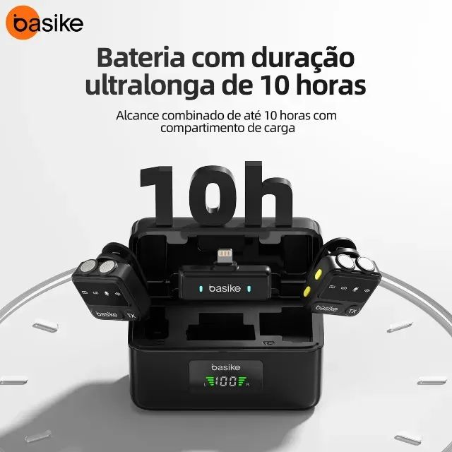 Microfone Lapela Anti-ruído Conector Lightning Para Iphone - Foto 3