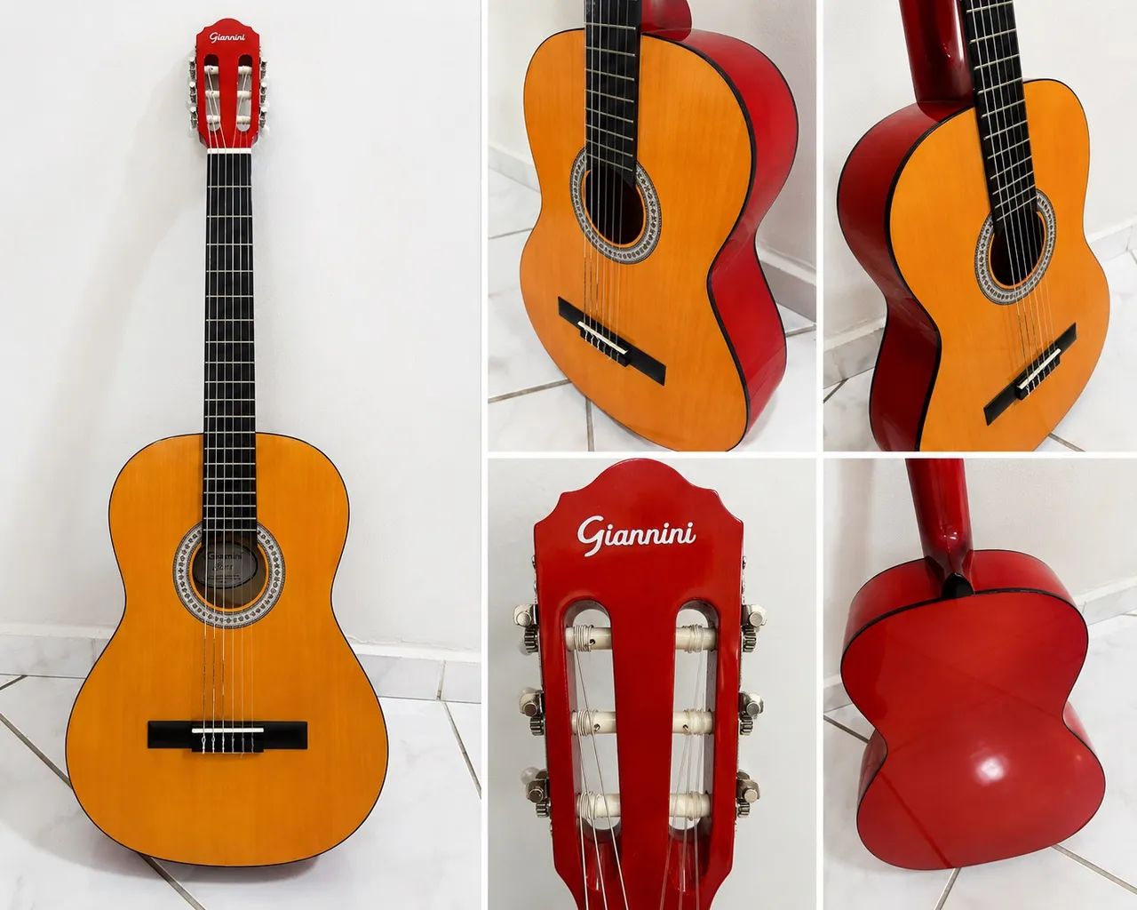 Violão Giannini Nylon - Estado de Novo | Pouquíssimo Uso