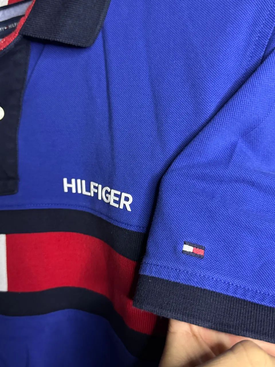 polo tommy hilfiger azul  - Foto 4