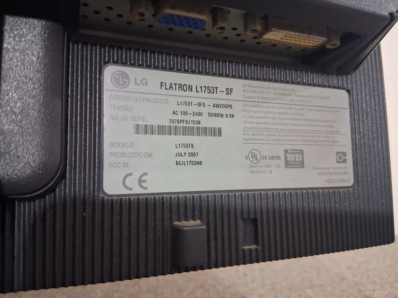 MONITOR LG 17 Polegadas ótimo estado. - Foto 3