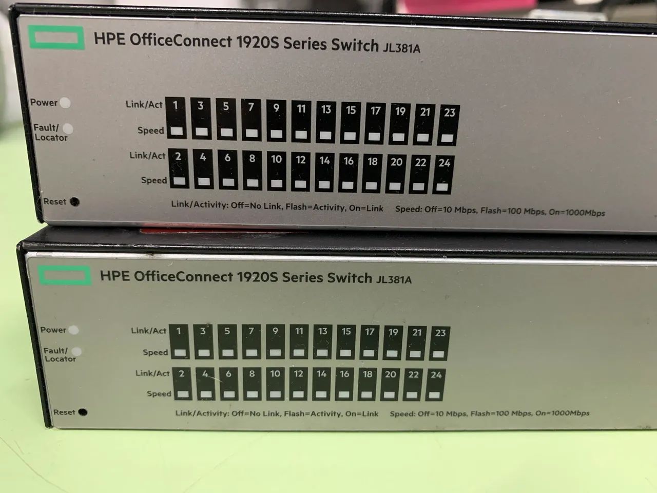 Switch HP 24P+2SFP Gerenciável -  GIGA - Foto 2