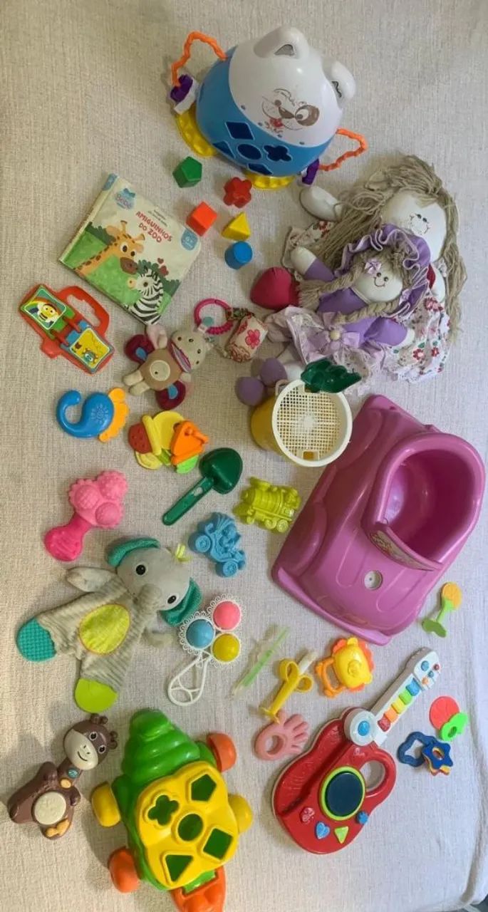 Lote brinquedos infantil variados 