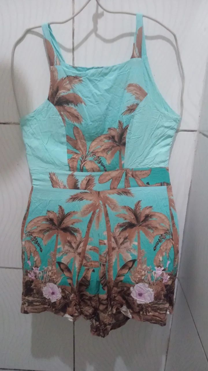Macacão Curto Alfaiataria Feminino M  - Foto 3