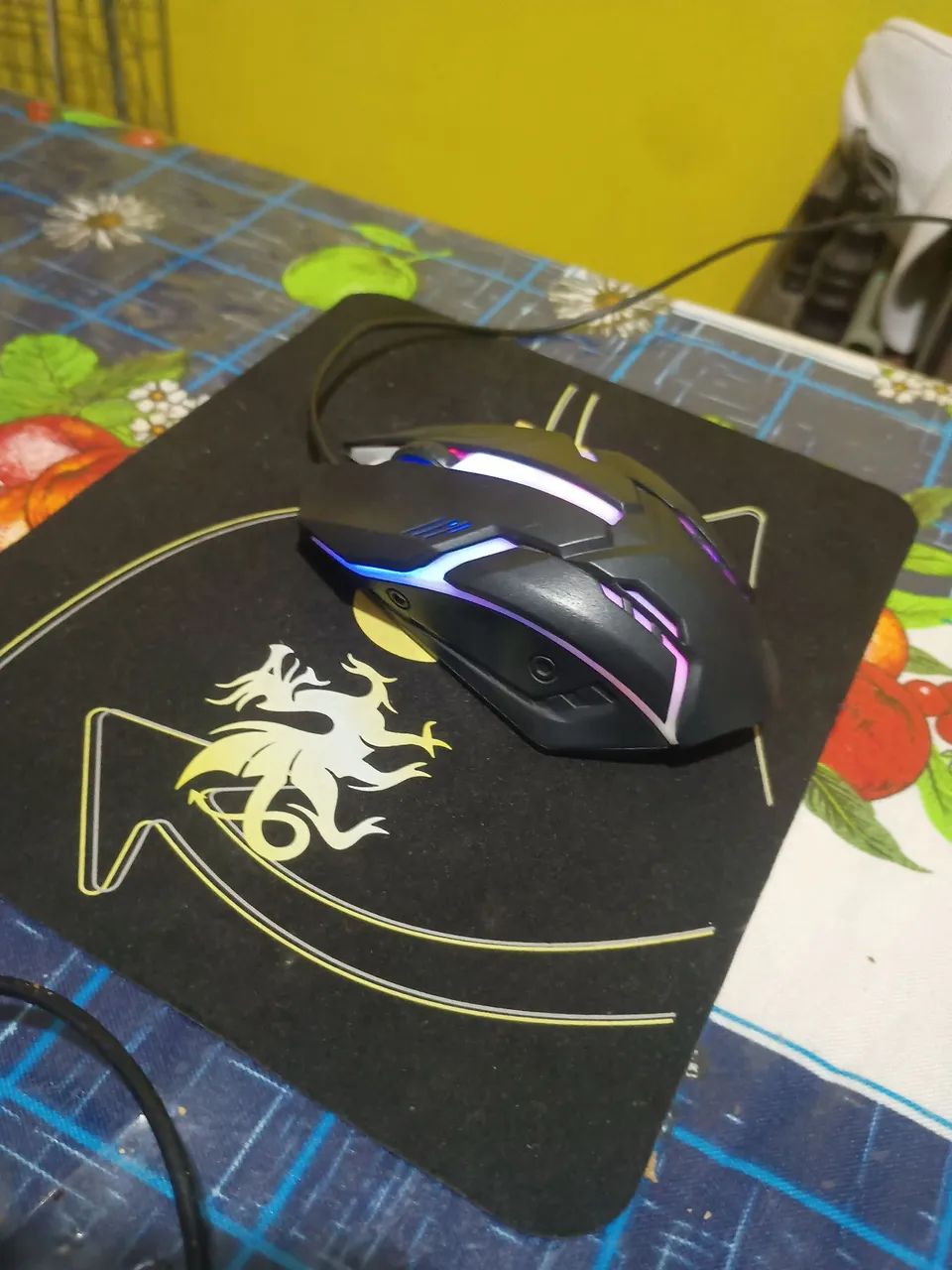 Kit Teclado Mouse e Mousepad Office com Fio USB - Foto 3