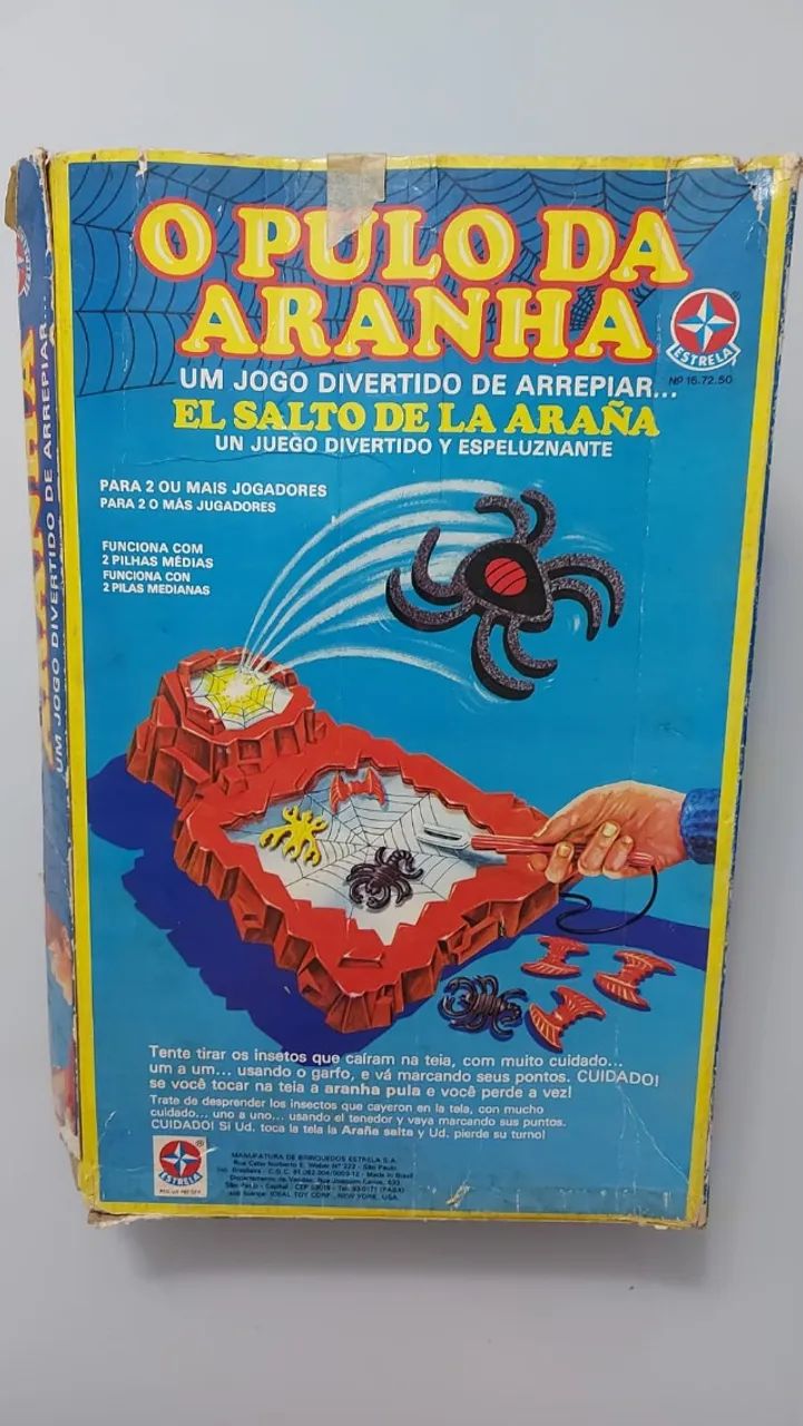 O Pulo da Aranha. Brinquedo Clássico da Estrela da década de 80.  - Foto 5