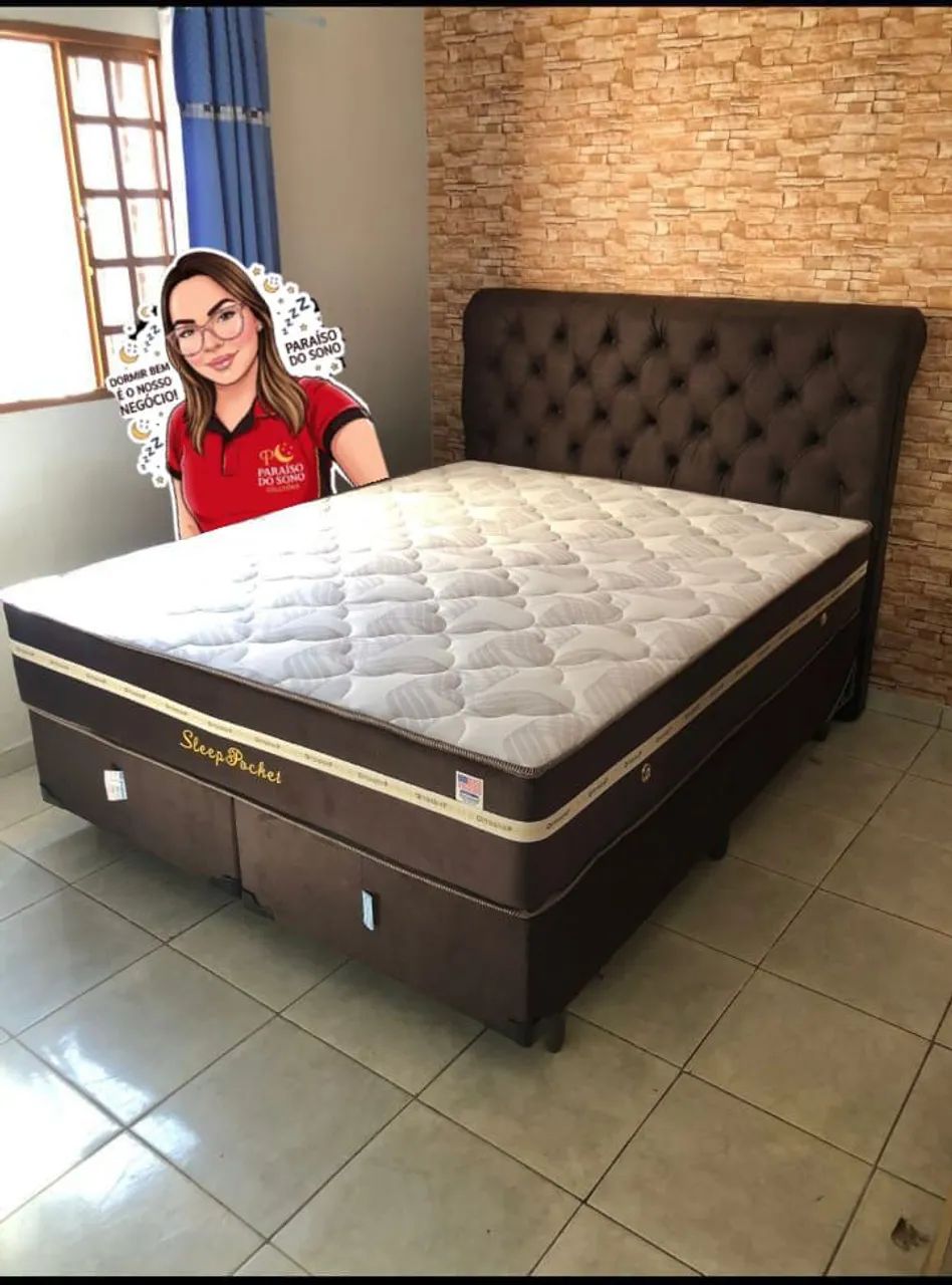 Cama Queen completa 