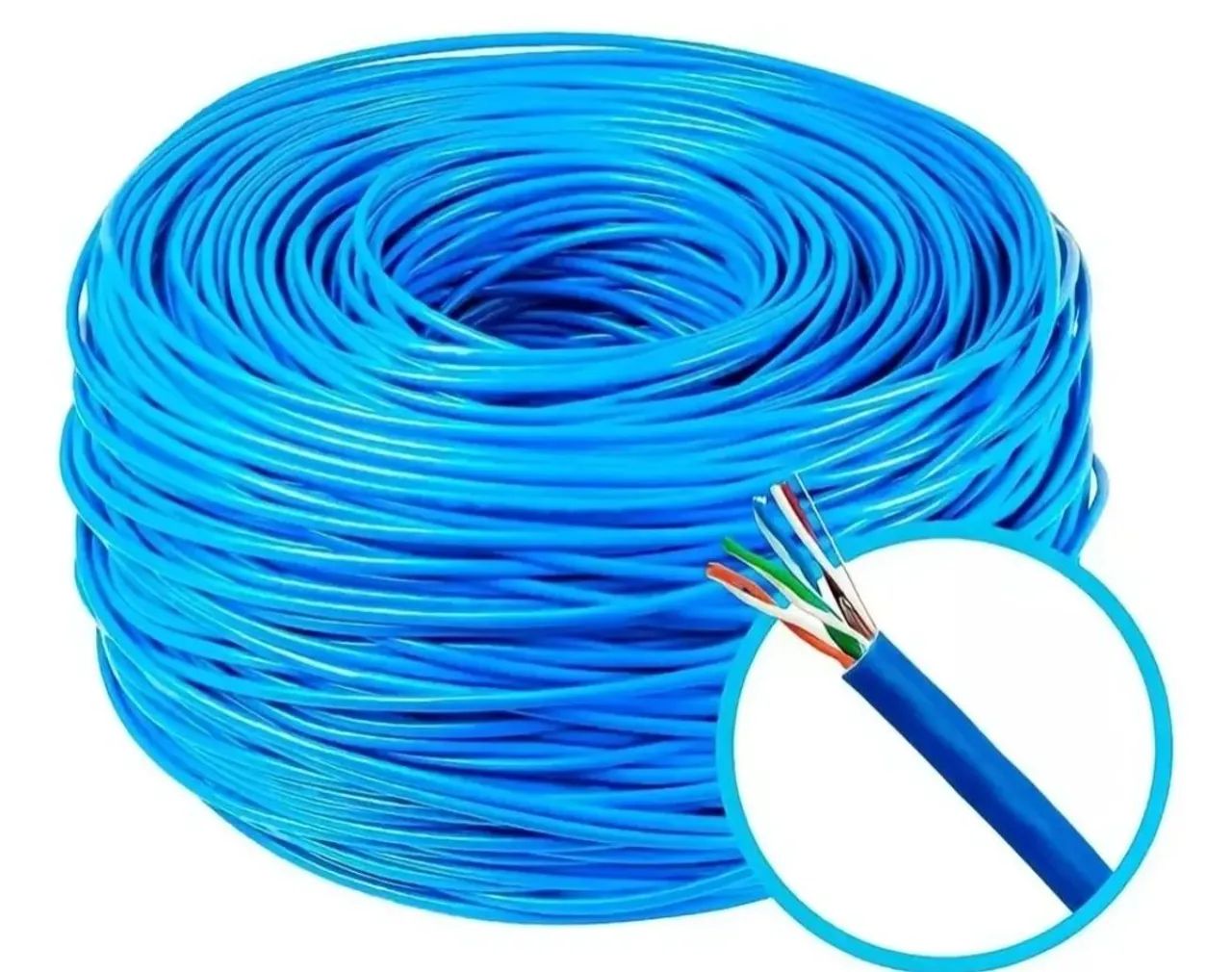Cabo de Rede Ethernet cat 5e UTP Modem CFTV CPU PC Gamer - Foto 2