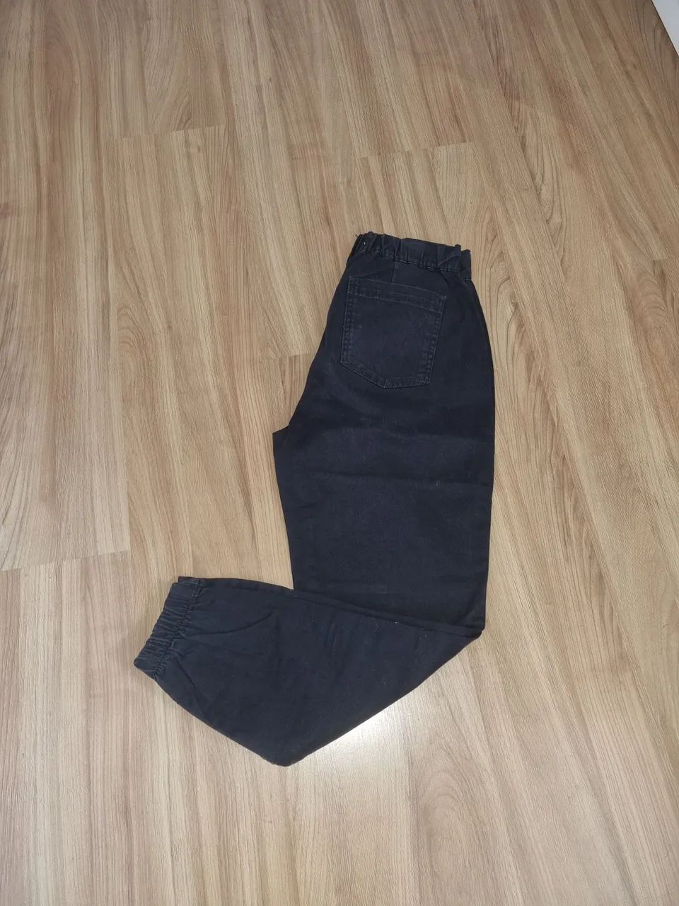 Calça jogging preta tamanho 34 - Foto 3