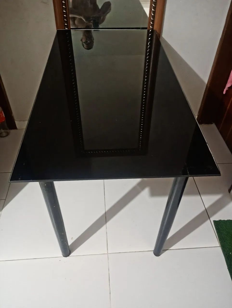 Mesa com tampo em vidro  - Foto 3