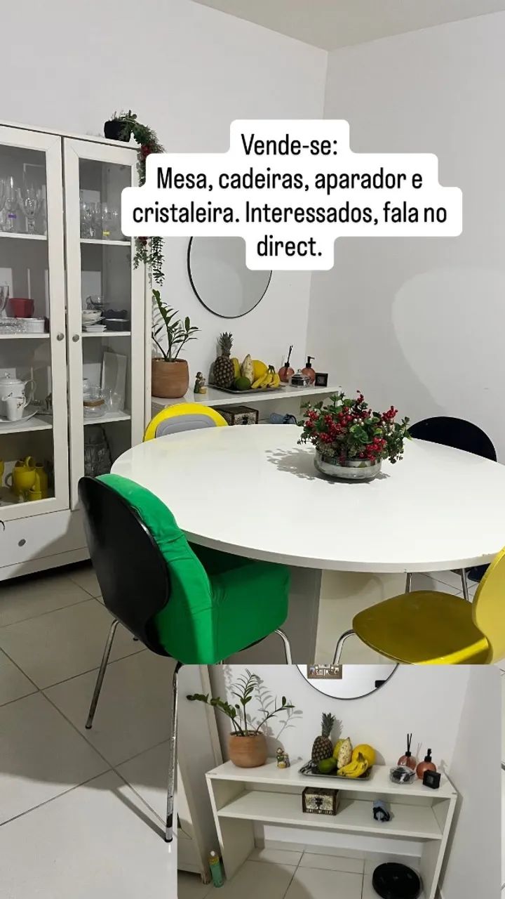 Mesa de jantar laqueada 