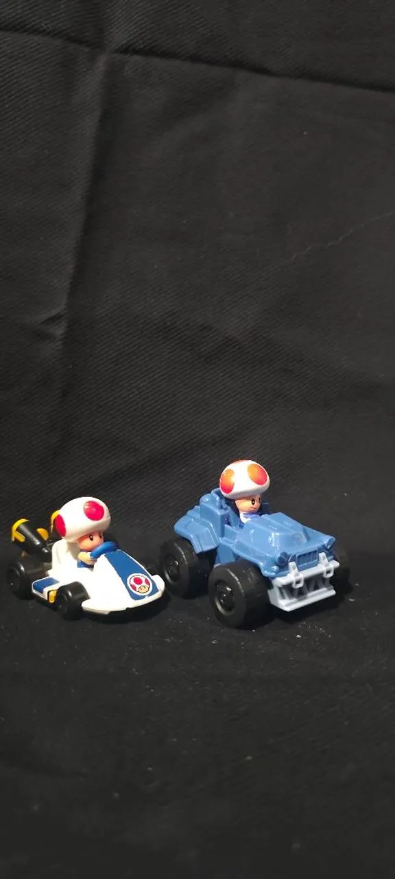 Dupla Toad com Veículos - Super Mario