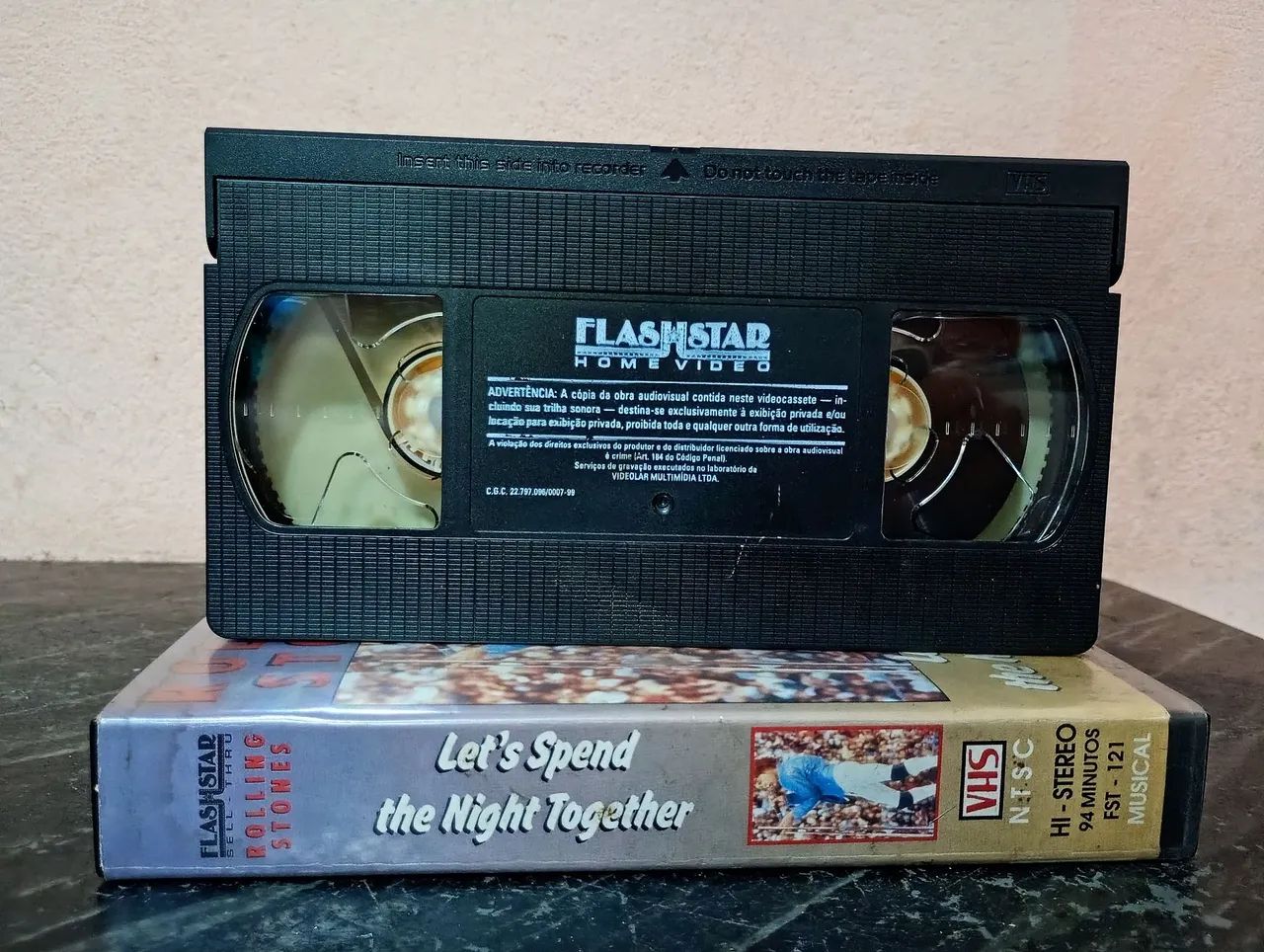 VHS ROLLING STONES - LETS SPEND THE NIGHT TOGETHER  - Foto 3