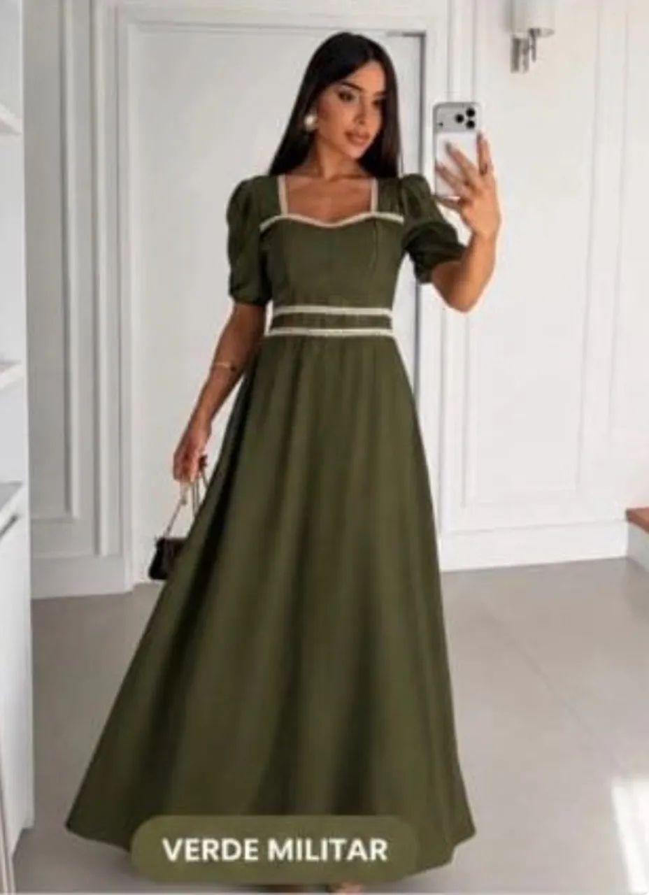 Vestido Modelo Cristã