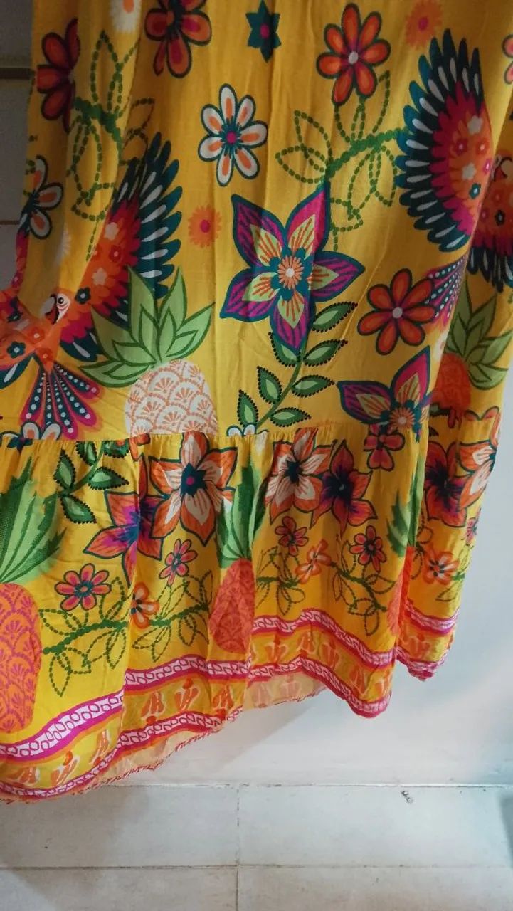 Vestido longo estampado  - Foto 5