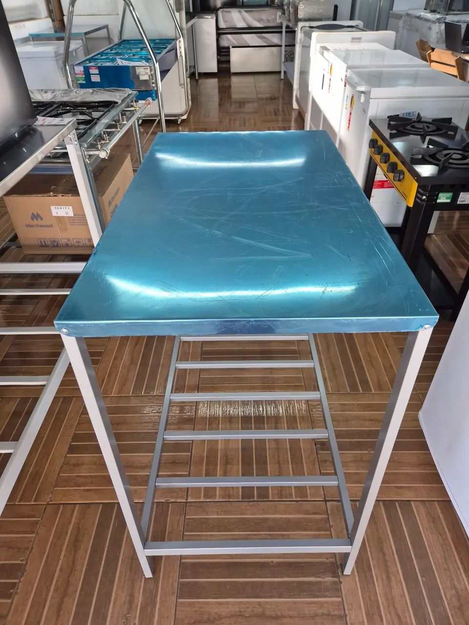 Mesa de inox Nova 1 metro  - Foto 3