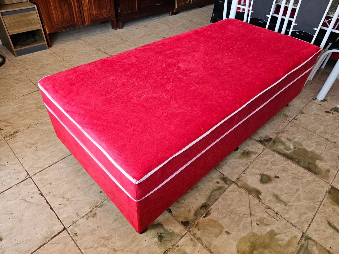 Cama unibox nova solteiro colchão pedra  - Foto 2