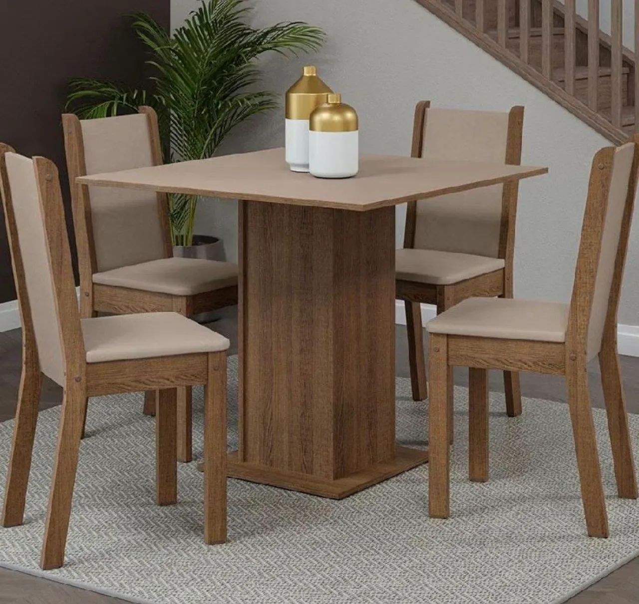Mesa de jantar 4 cadeiras  - Foto 3