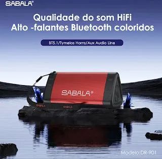 Caixa De Som Bluetooth Sabala Dr-901 110v/220v
