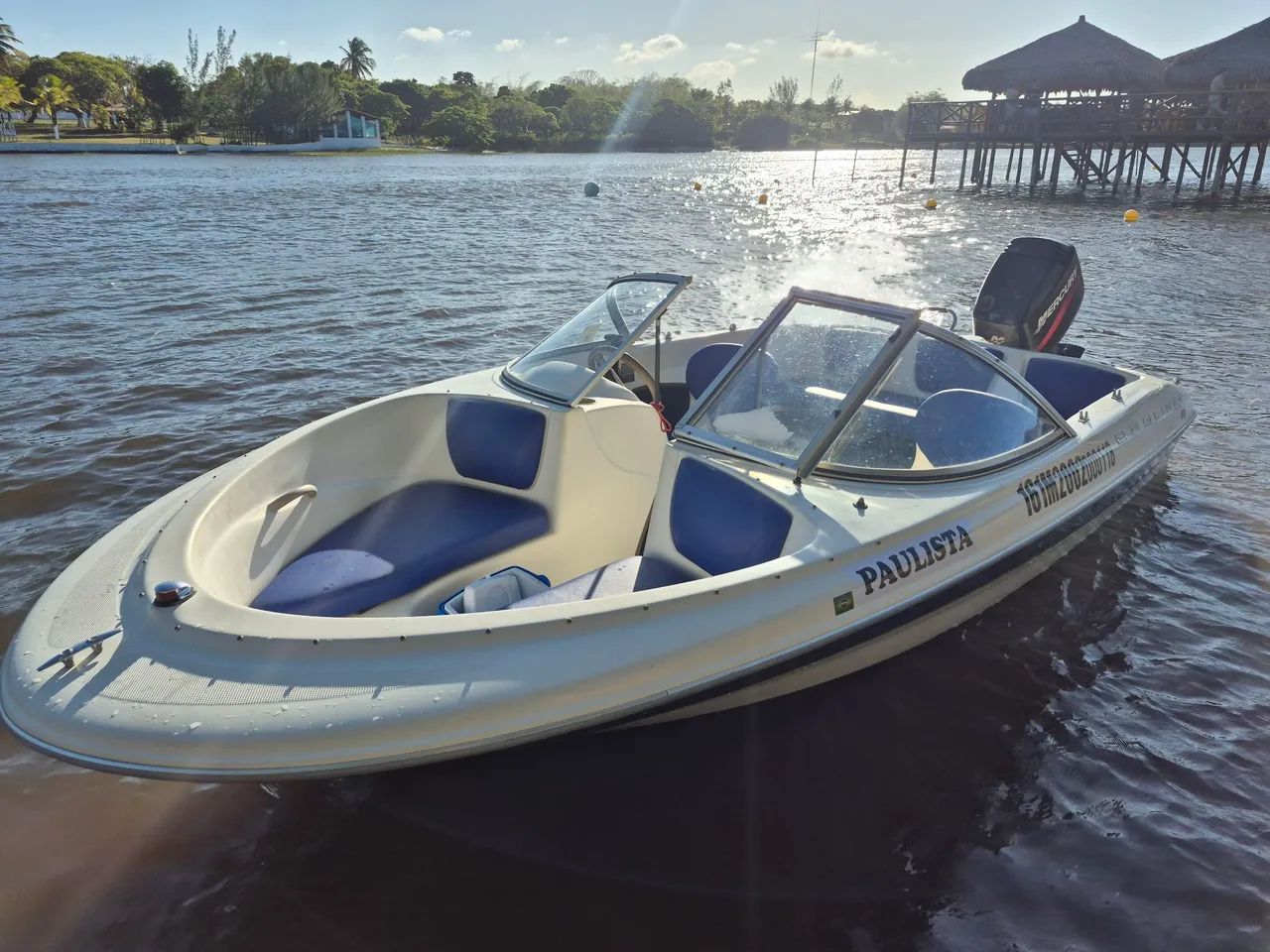 Lancha Bayliner 160 Recebo moto esportiva  - Foto 4