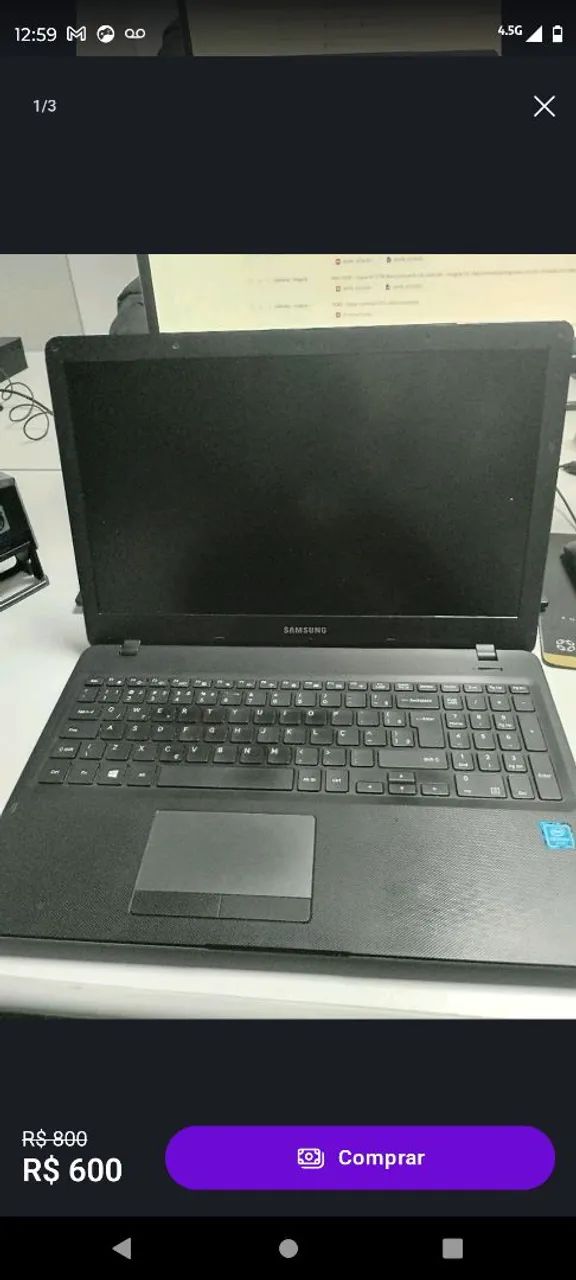 Notebook Samsung