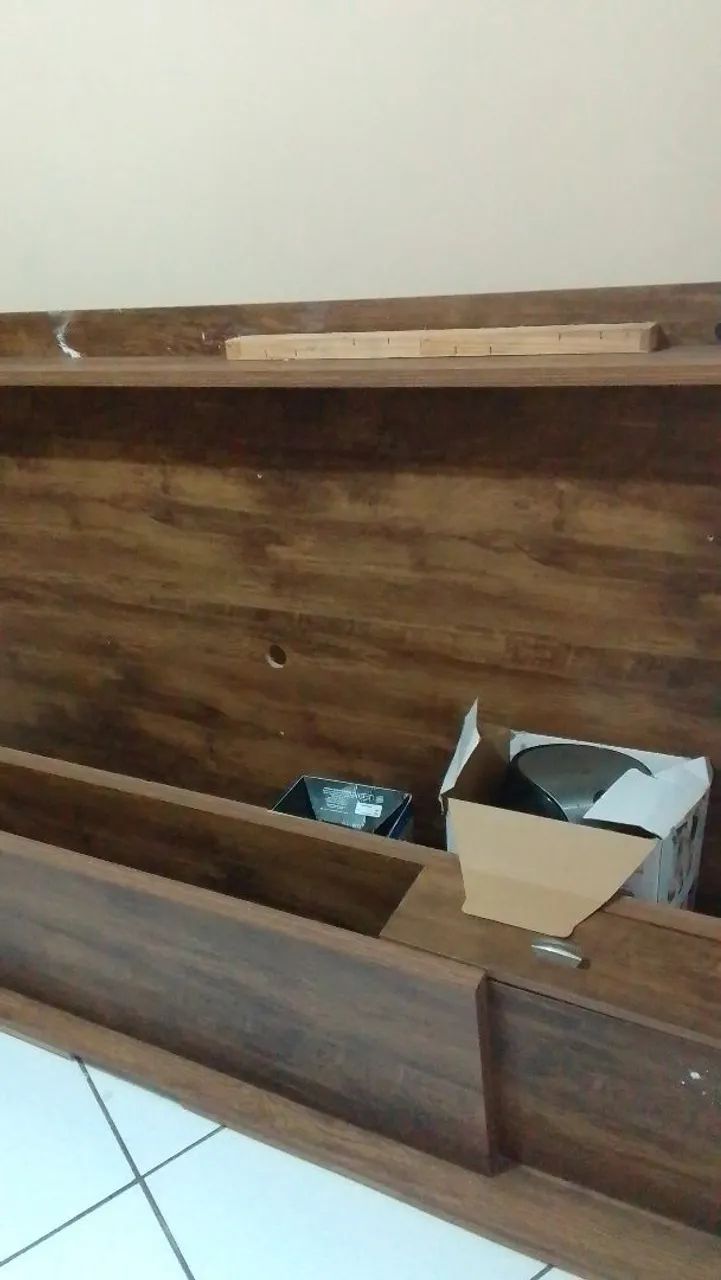 Painel tv de madeira  - Foto 4