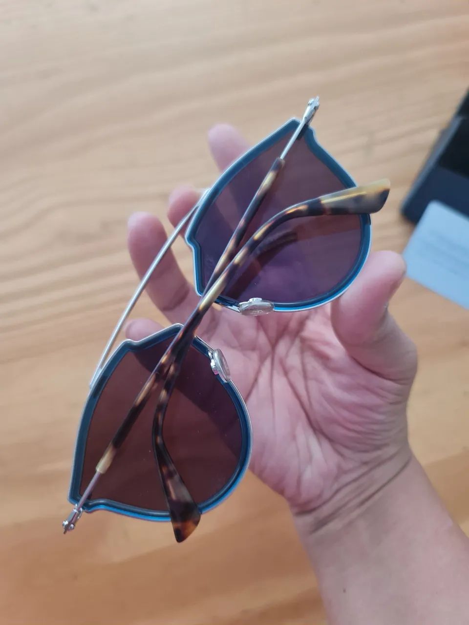 oculos de sol original christian dior so real rise azul - Foto 2