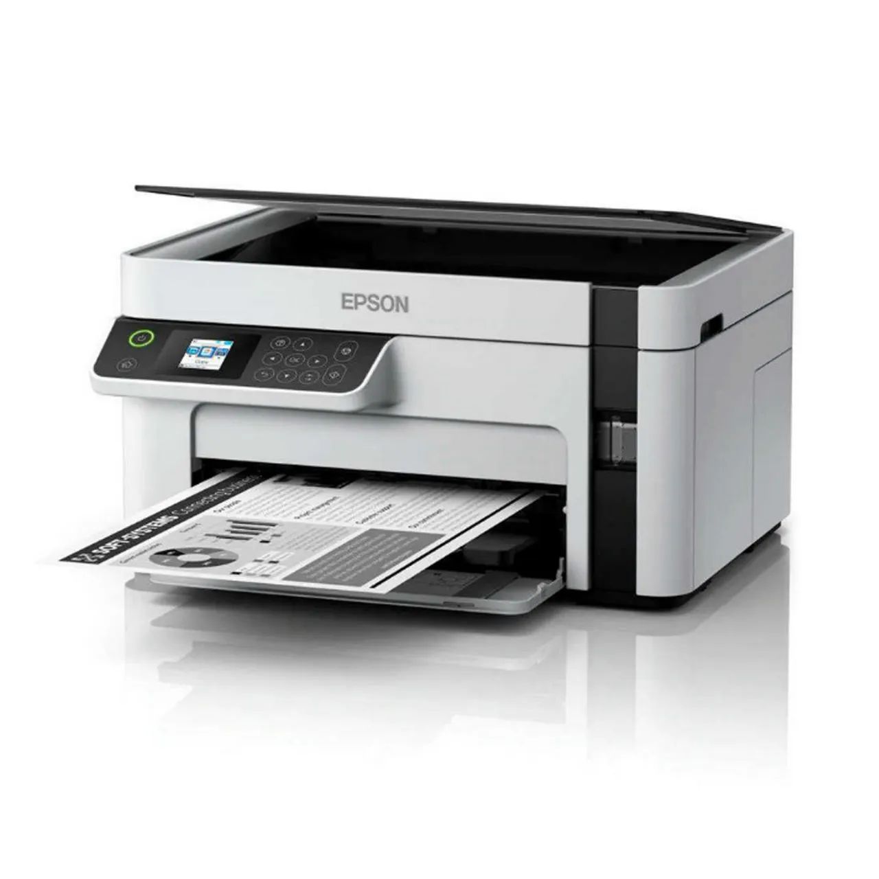 Impressora Epson M2120 EcoTank preto Multifuncional com Wireless - Foto 2