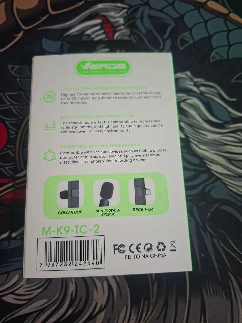 MICROFONE DE LAPELA M-K9-TC-2 - Foto 2