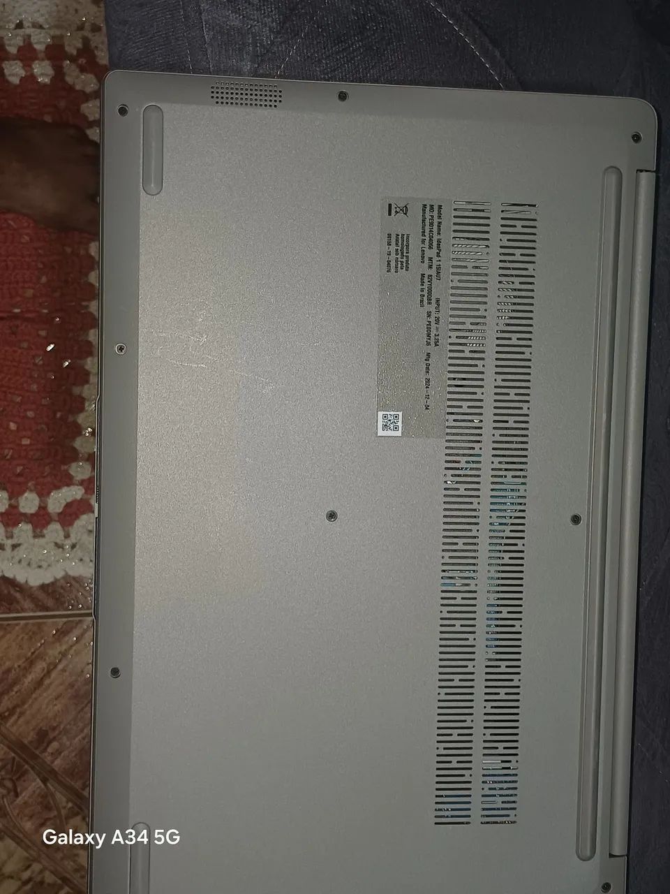 NOTEBOOK LENOVO COM MOCHILA 3 VEZES USADO - Foto 2