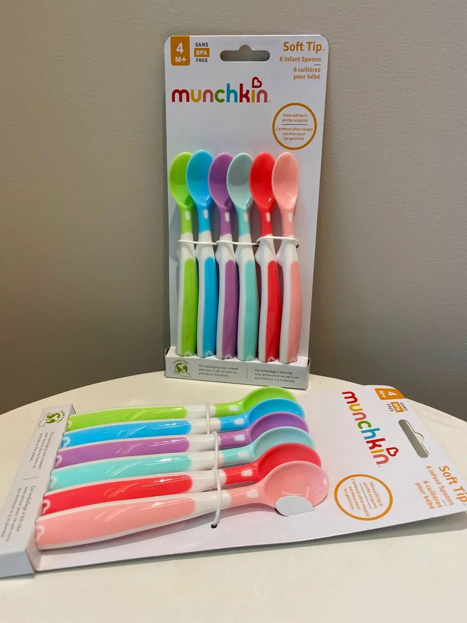 Kit com 6 colheres munchkin 