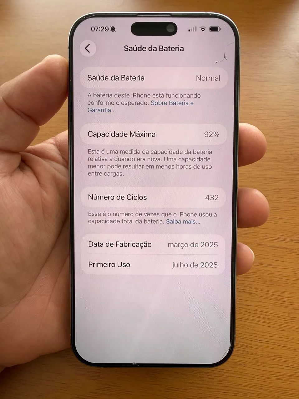 iPhone 16 Pro max  Prata Impecável - Bateria 100% - Sem Marcas  - Foto 2