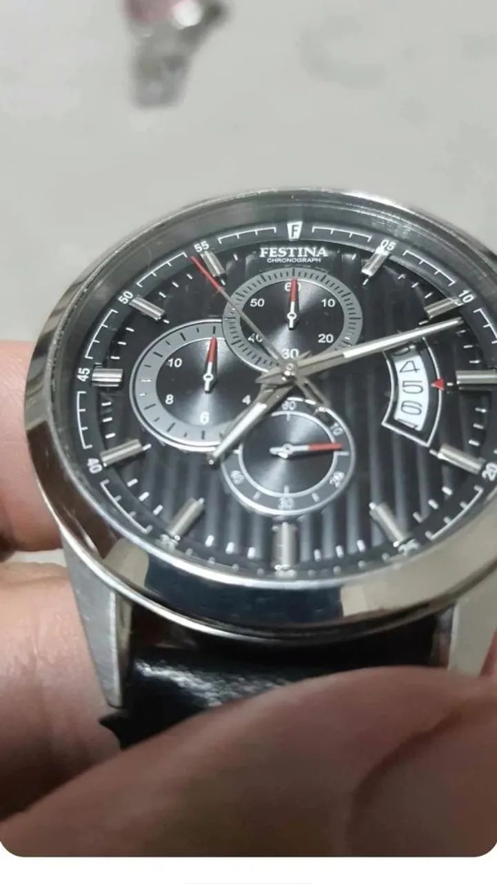 Relógio Festina Chronograph Pulseira Preta