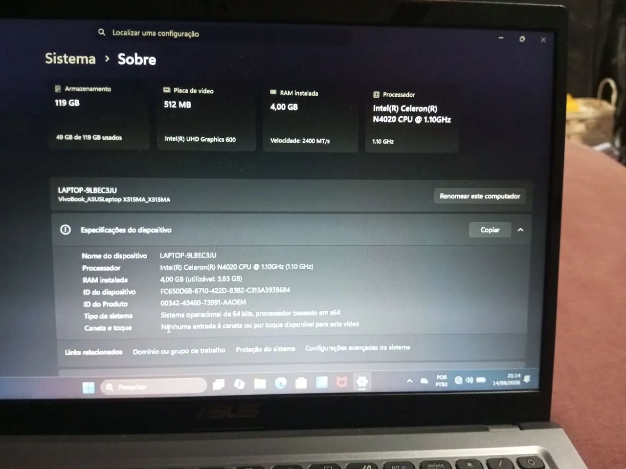 Notebook asus - Foto 4