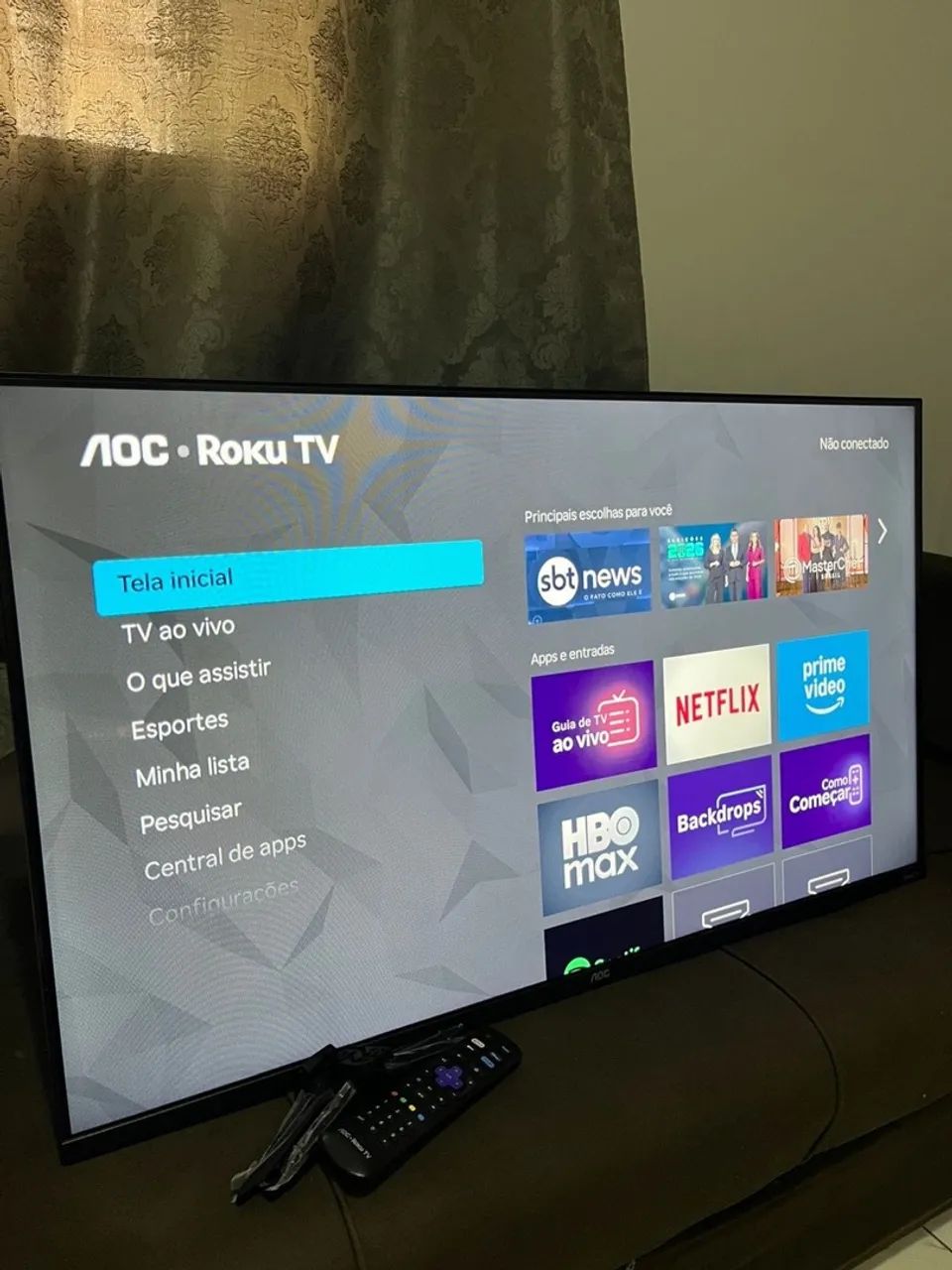 Tv Aoc Roku 43? Nova - Foto 3