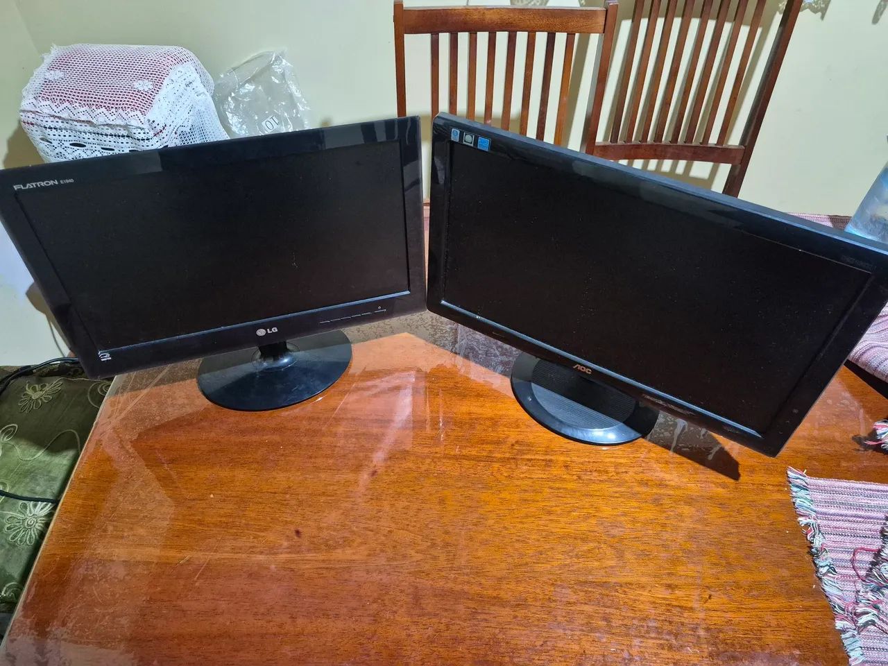 Monitores LG Flatron e AOC (Widescreen)