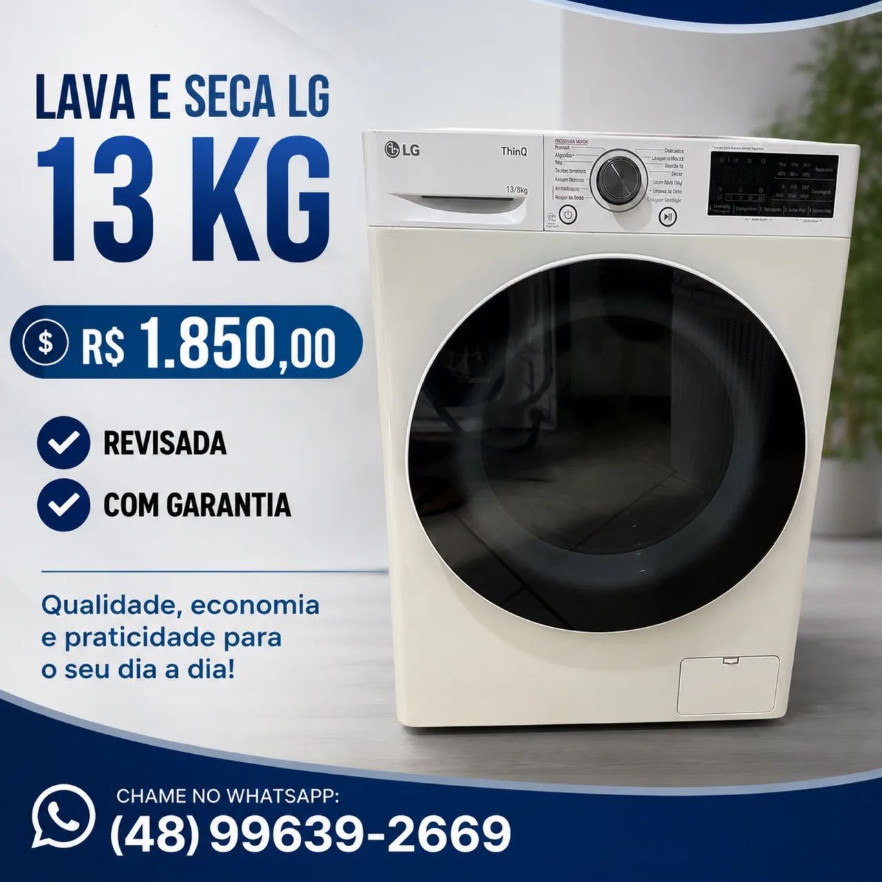 Lava e seca LG 13kg 