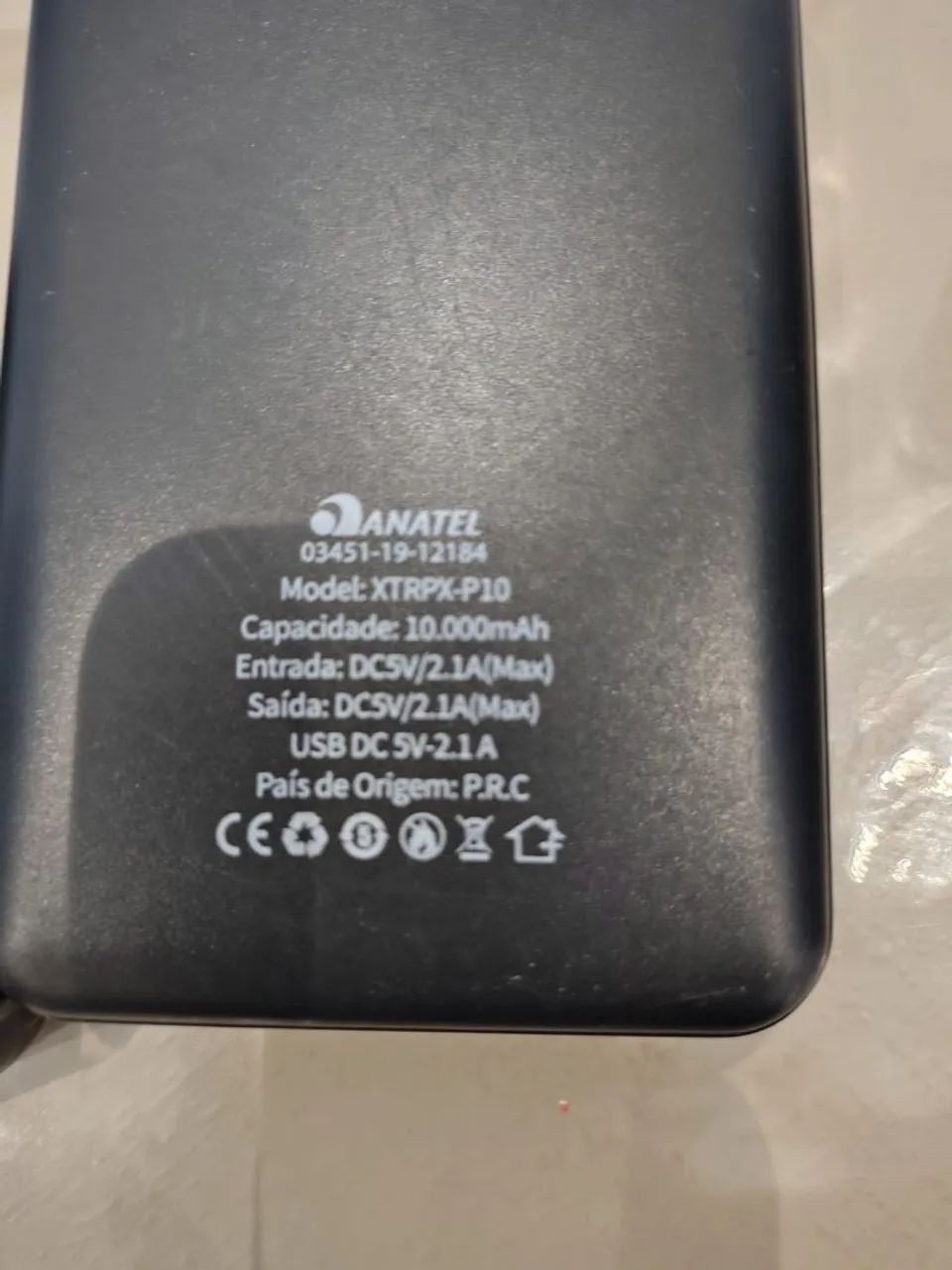 2 Carregador portátil para celular 10 mil amperes  - Foto 3