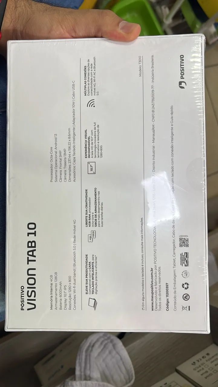 Tablet Positivo 10 polegadas 128GB novo! - Foto 3