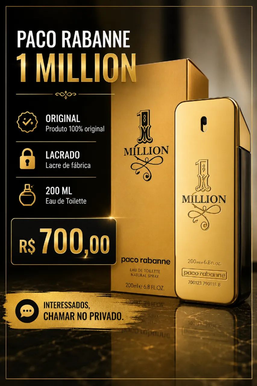 ? PACO RABANNE 1 MILLION ?  200 ML 