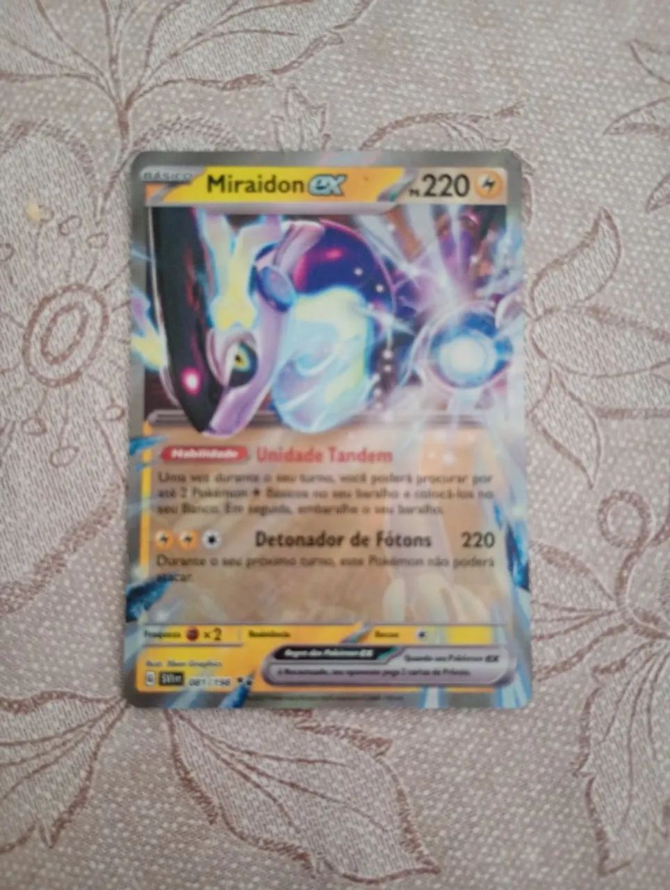 Deck de figurinhas pokémon elétrica - Foto 2