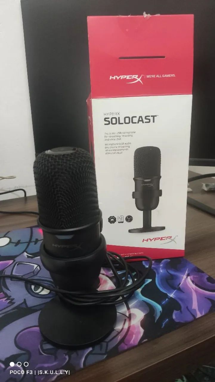 Microfone HyperX Solocast 