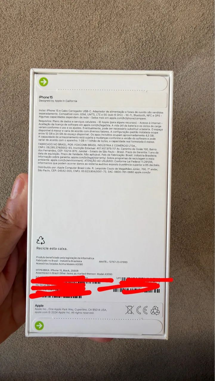 IPHONE 15 DE 256GB, ZERO LACRADO  - Foto 2