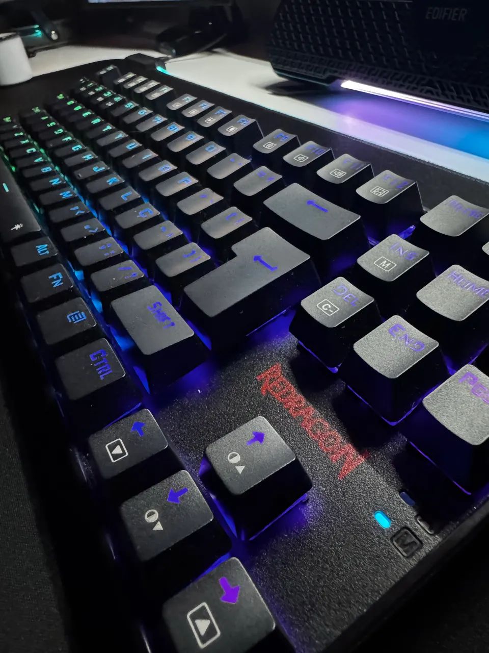 Vendo Teclado Redragon Kumara sem-fio - Foto 4