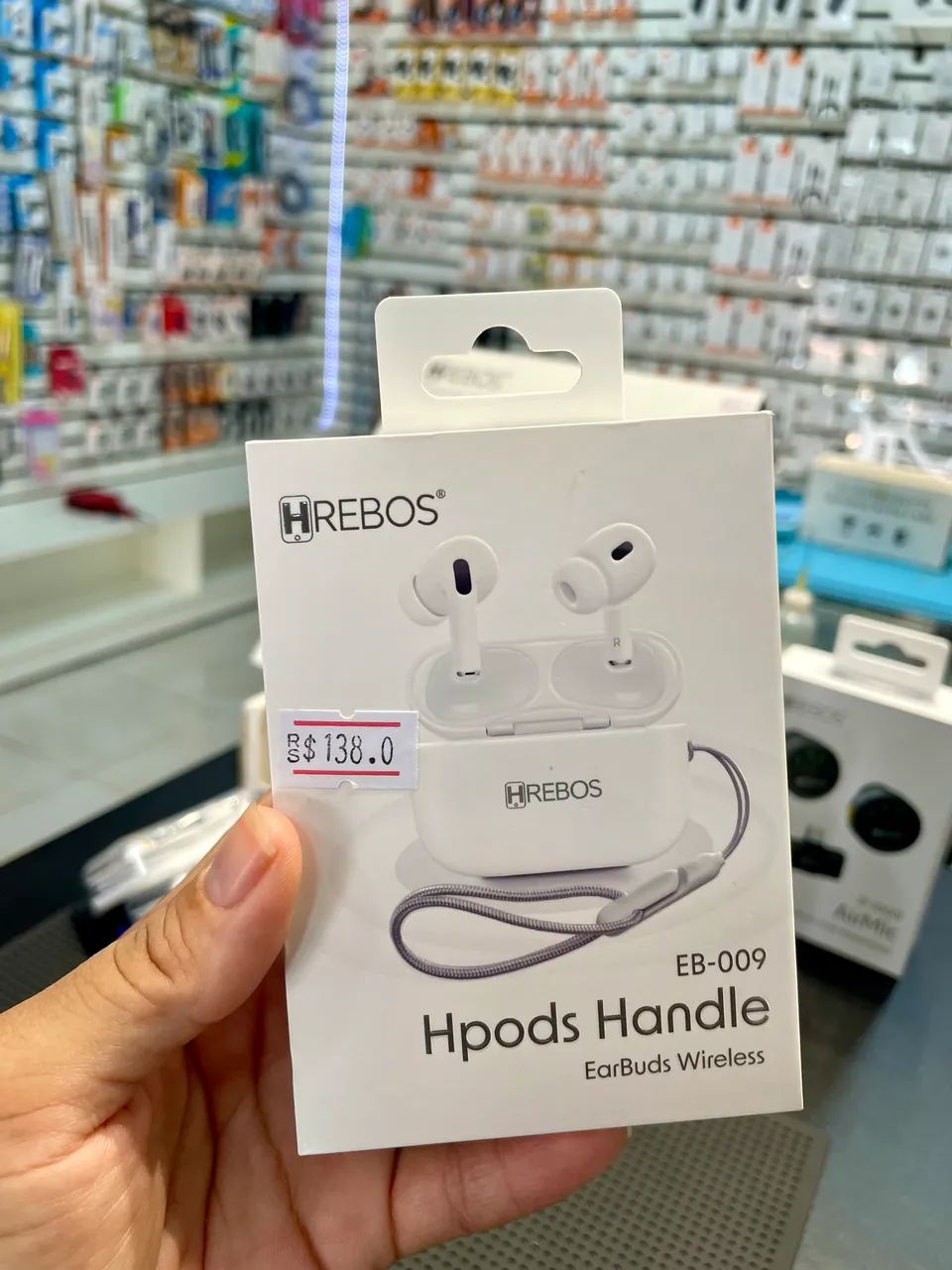 Fone Bluetooth HREBOS ORIGINAL  - Foto 4