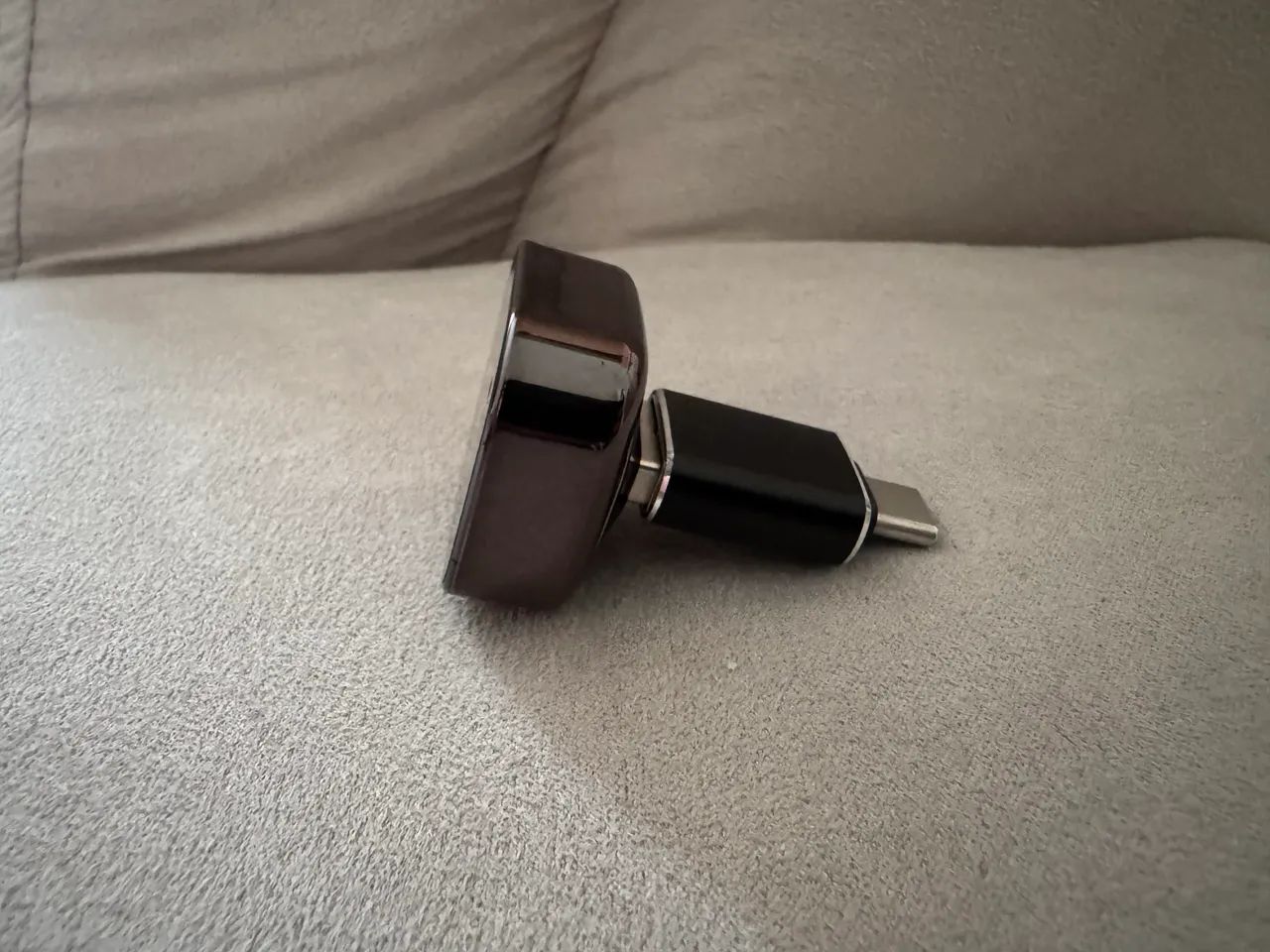 Adaptador Sem Fio CarPlay / Android Auto Sem Fio (Acompanha Adaptador USB-C) - Foto 3