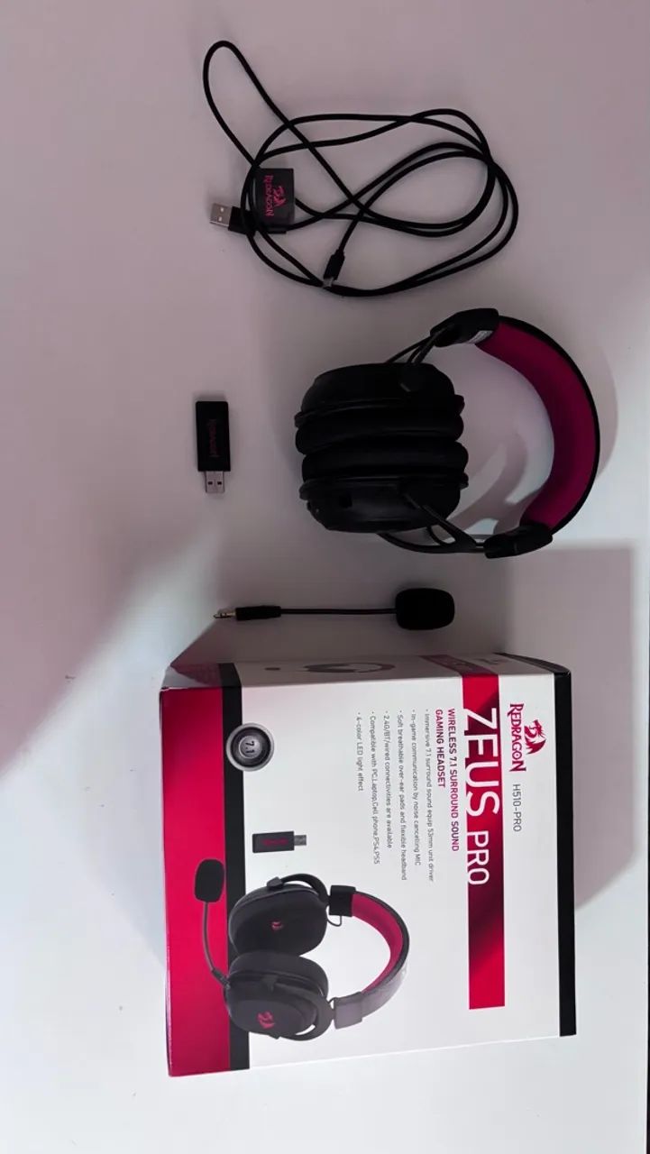 Setup Gaming Premium - Logitech, Akko HE, Redragon Zeus e Comando PS4 - Foto 4