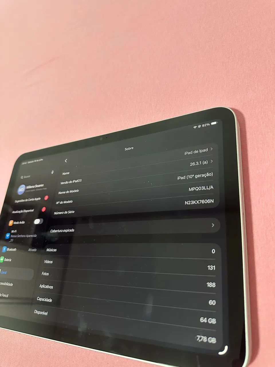 IPad 10 64 gb + Apple Pencil + Magic Keyboard - Foto 3